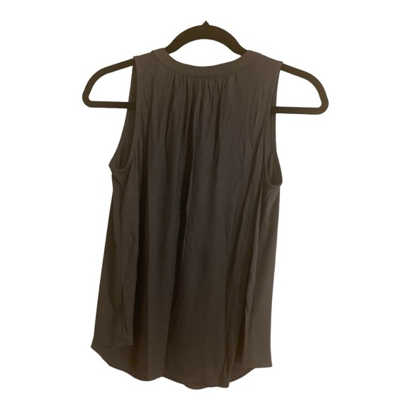 Ann Taylor LOFT Women's Mixed Media Ladder Lace Shell Tank NWT - Picture 3 of 3